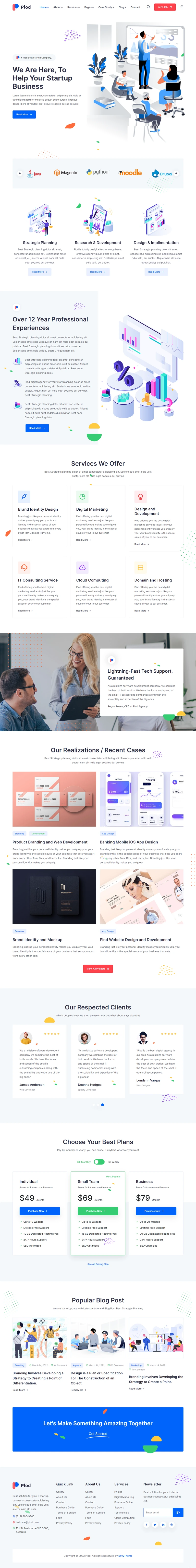 Website design
